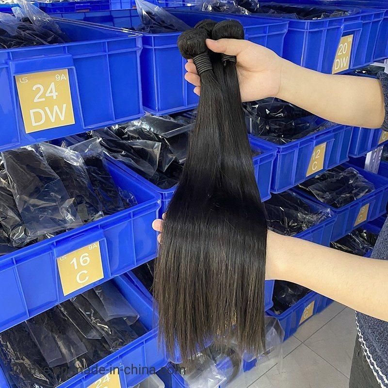 Luxuve Wholesale 10A 9A Grade Cuticle Aligned Vendors Raw Virgin Brazilian Hair Bundles Long 40 Inch Straight Human Hair Extension Luxuve Wholesale