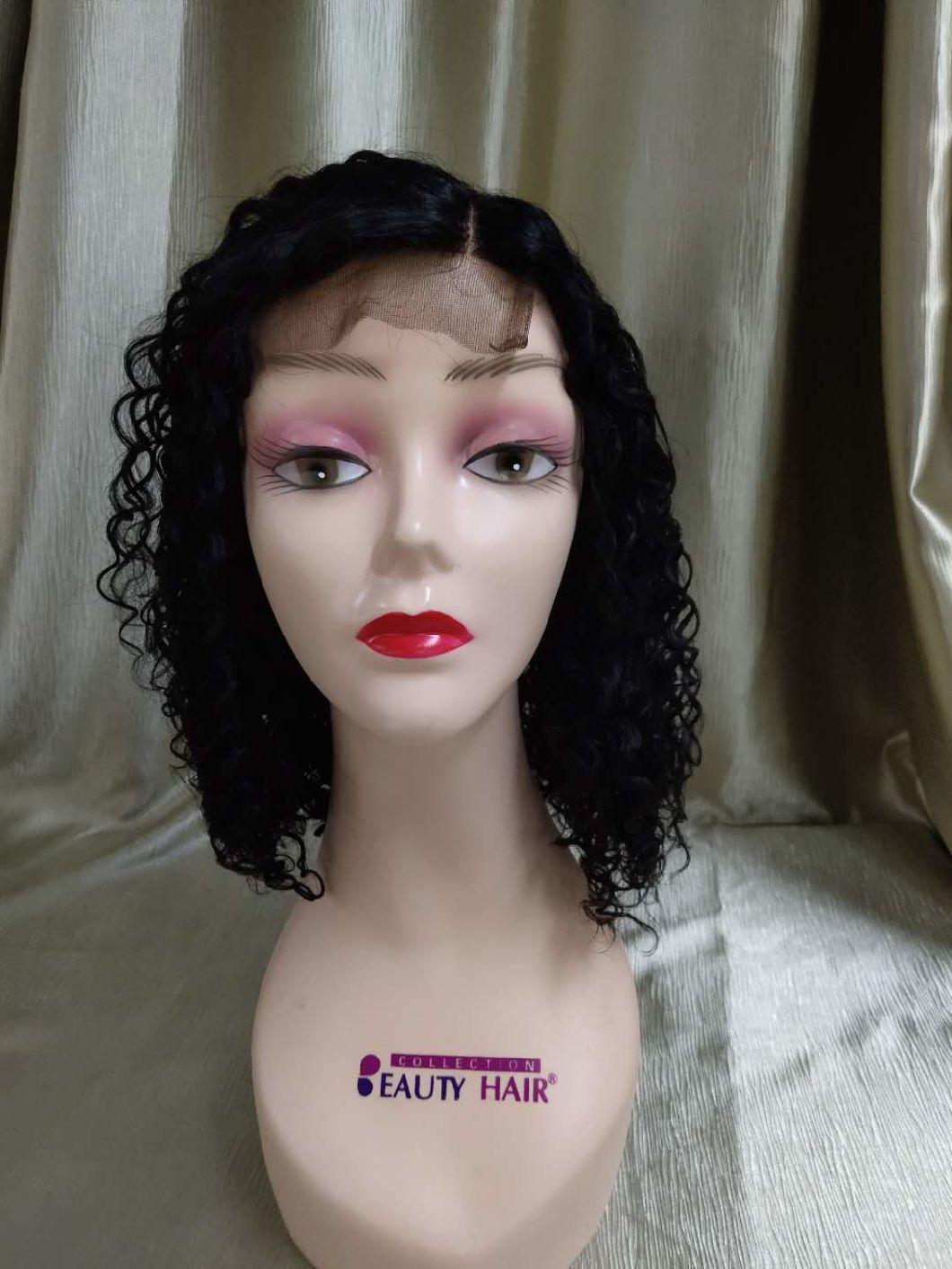Cuticle Aligned Brazilian Hair Natural Curly Lace Wigs