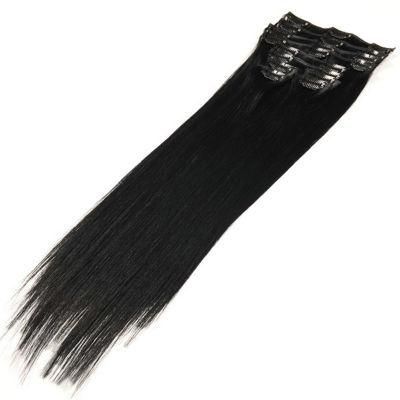 Wholesale Virgin Human Brazilian Clip in Hair Extensions for Black Women