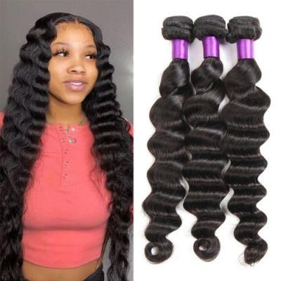 Kbeth 9A Mink Loose Deep Wave Brazilian Virgin Cuticle Aligned Hair Weaving Vendor Human Hair Bundles with Lace Closure