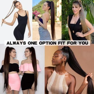 Hair Extension Heat Resistant Pony Tail Fake Hair