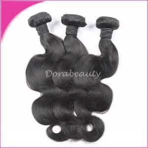 Natural Color Body Wave Virgin Human Hair Brazilian Hair Extensions