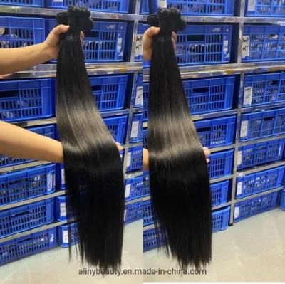 Hair Brazilian Straight Bundles 100% Human Hair Remy Hair Weave 3/ 4 Bundles Deal Natural Color 8&quot;-40&quot; Hair Extensions