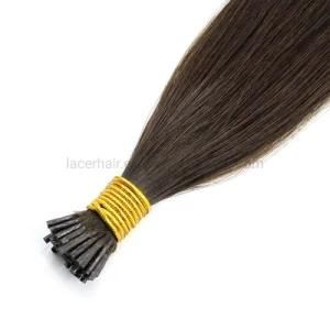 Luxury Quality Direct Factory Wholesale Russian Hair Double Drawn Remy I Tip Hair Extension