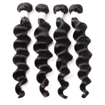 Loose Deep Wave Brazilian Bundles Human Hair Weft Extensions From China