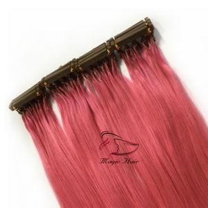 Pink# Silky Straight 6D Hair Extensions Second Generation 14-26inch 100strands 100gram/Set