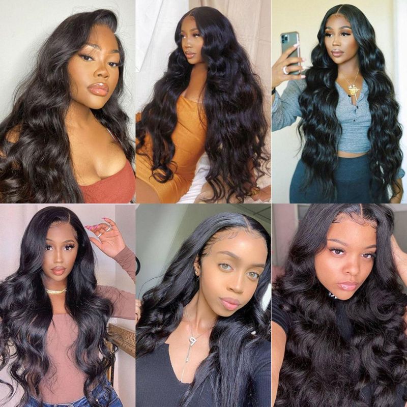 13X4 Body Wave Lace Front Wig Transparent HD Lace Frontal Wig Full Brazilian Hair Wigs for Women Human Hair Wig Natural Hair