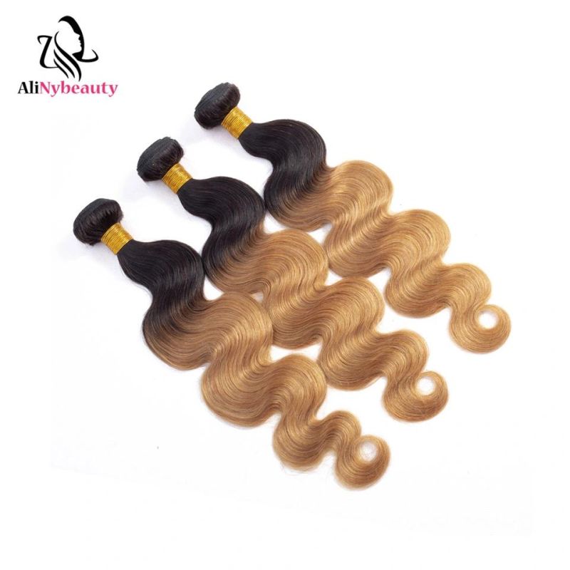 Alinybeauty New Fashion Color 1b/27 Body Wave Peruvian Hair Products