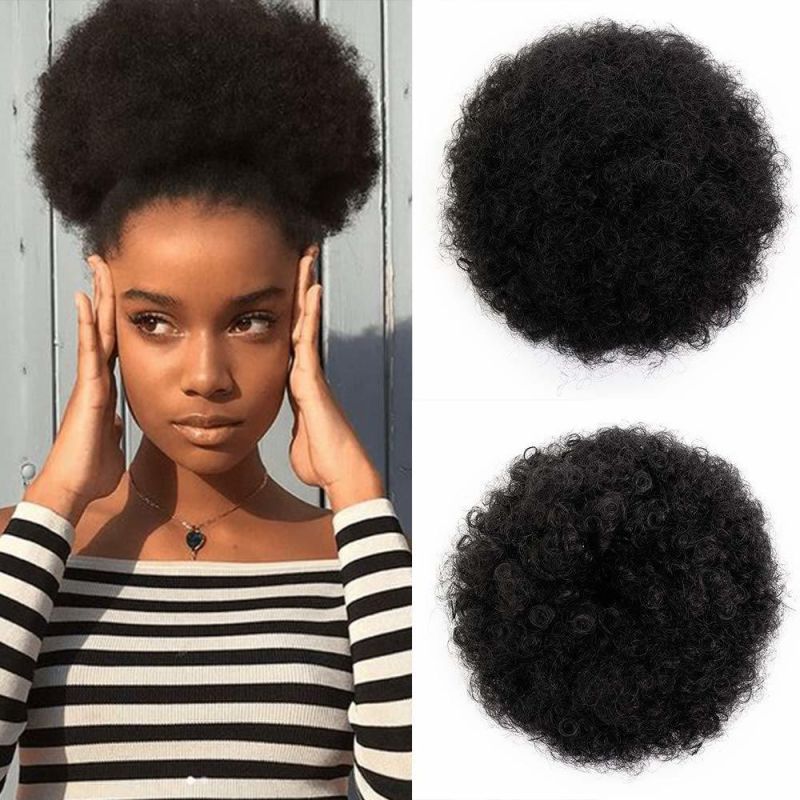 Kbeth Afro Hair Extenstion for Black Women Cuticle Aligned Kinky Straight Human Hair Weft