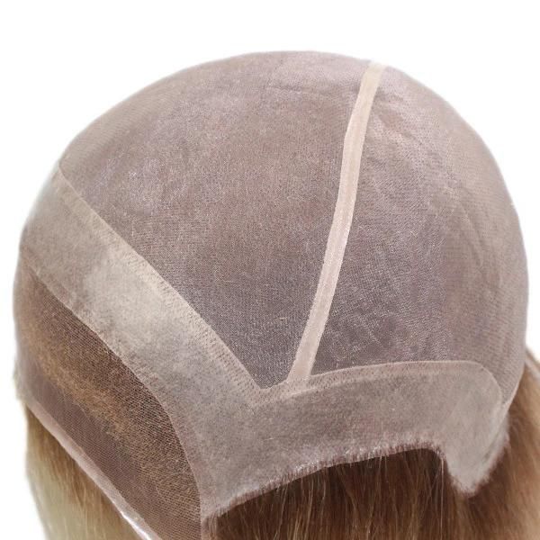 Custom Made Mono Base with Lace Front Ombre Color Natural Full Cap Wig