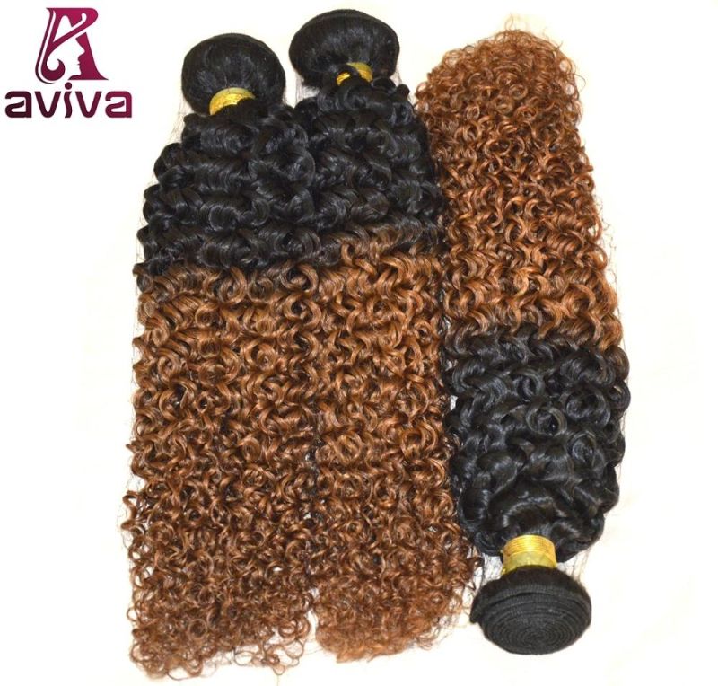 Ombre Peruvian Hair Body Wave Remy Human Hair Extensions Weave Bundles Two Tone Hair Bulk