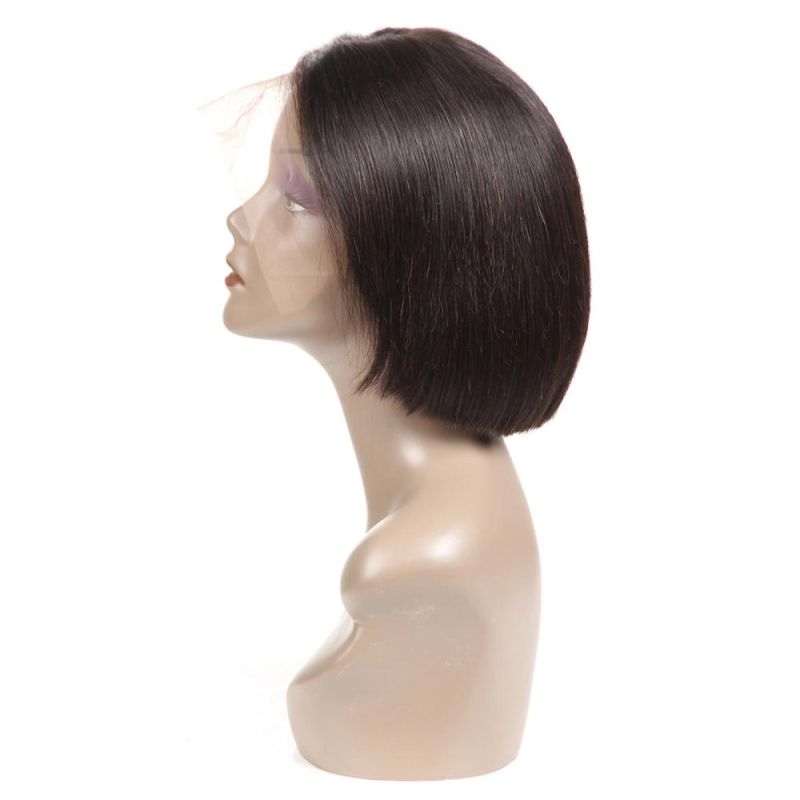 Kbeth Human Hair Wig for Black Women 2021 Fashion Kinky Curly Barber Shop Inport 12 14 16 18 Inch Straight Lace Frontal Bob Wig Lead Factory Wholesale
