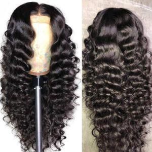 Manufacturers Price Deep Wave 13X4 13X6 Frontal Human Hair Lace Front Wigs Wholesale