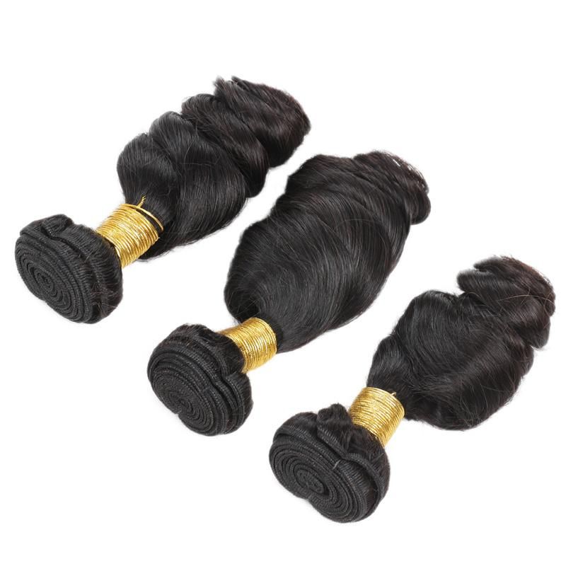 Wholesale Factory Price Brazilian Virgin Remy Cuticle Aligned Hair Bundles Loose Wave