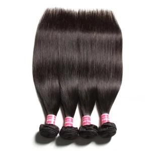 Brazilian Virgin Hair Weave Straight Bundles with Closure Hair Extension