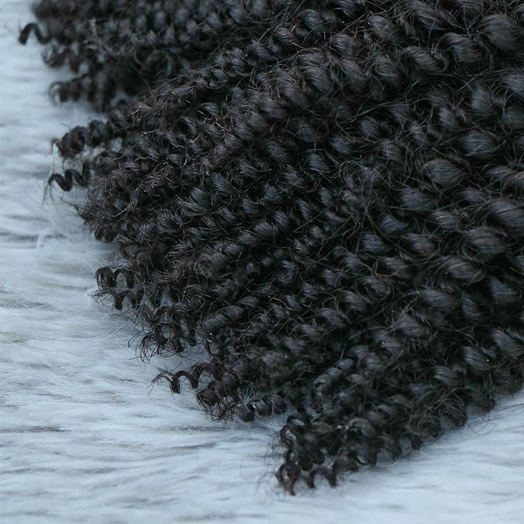 Wholesale Bulk Virgin Hair Raw Indian Human Hair Afro Curly Hair Bulk