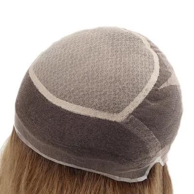 Lw5555 French Lace with Silk Top Natural Hair Wigs for Women