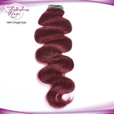 Fabulous Hair Red Color Body Wave Brazilian 99j Hair