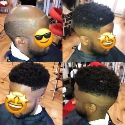 Kbeth Toupee Men Best Quality for Middle East Market 2021 Fashion Short Afro Human Hair Wigs Make Man Handsome Again