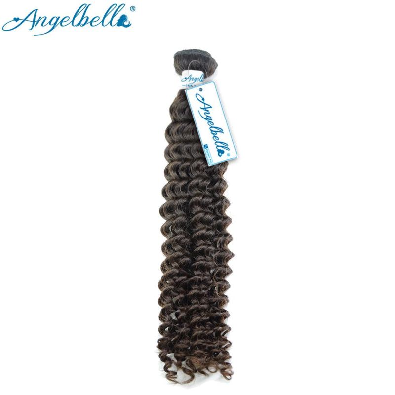 Angelbella Cheap Price Unprocessed Raw Human Hair Deep Curl Remy Brazilian Hair Bundles