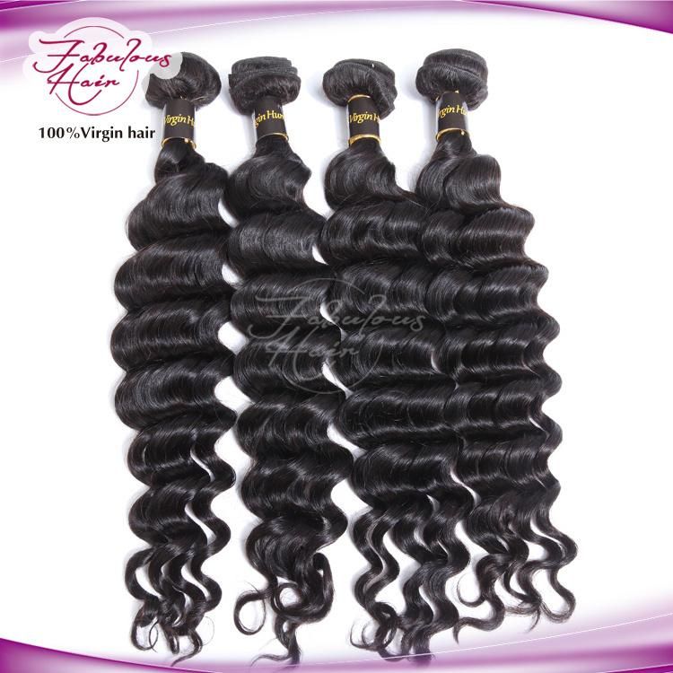 Best Human Hair Deep Curly Brazilian Hair Weave