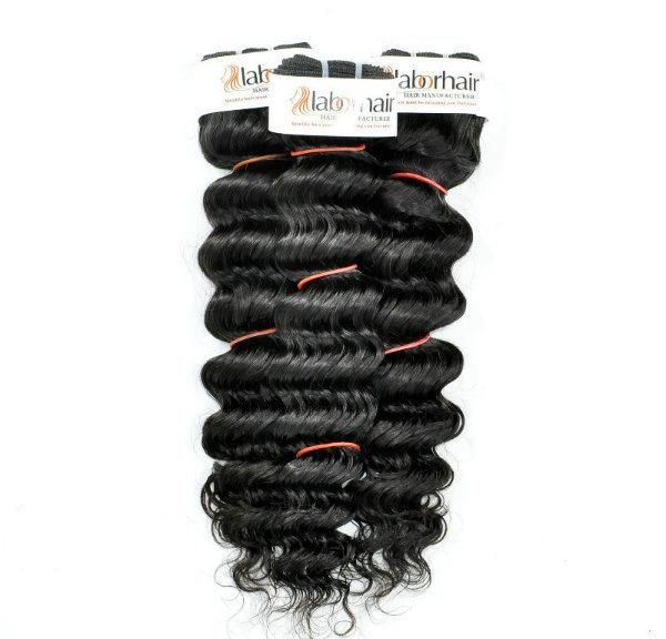 Peruvian Deep Curly Unprocessed Virgin Hair for Salon (Grade 9A)