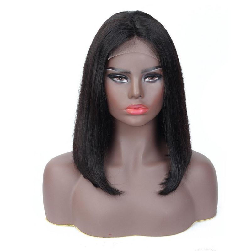 Top Quality 4*4 Bob Front Lace Straight Brazilian Hair Wigs
