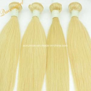 Free Shedding Double Weft 100% Remy Straight Virgin Blonde Eurasian Hair Weave