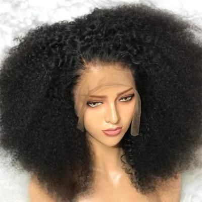 13X4 Lace Front Afro Kinky Curly Human Hair Wig