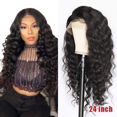 Kbeth Hot Selling Long Deep Wave Wigs Human Hair Lace Front Brazilian 130 Density Closure 36 Inch HD Lace Water Wave Wig Human Hair