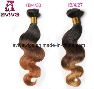 100% Virgin Hair Ombre Natural Virgin Hair Extension