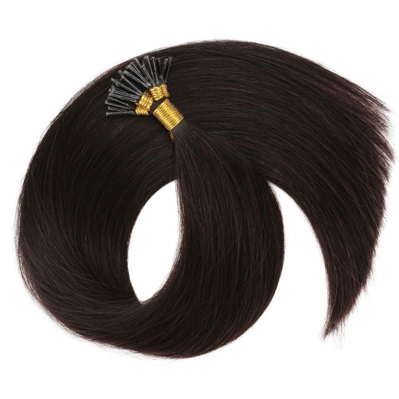 Fine Quality Curl/Wave Pre-Bond Keratin U or Stick Tip Human Remy Hair Extensions