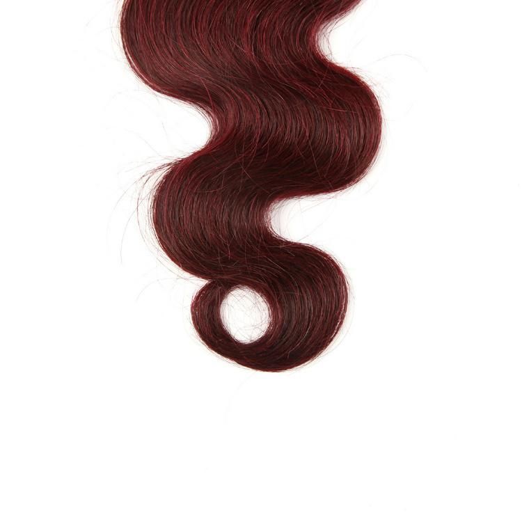 Wholesale 4X4 Lace Frontal Closure Body Wave Natural Human Hair#1b/99j