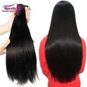 Morein Human Hair Weave Bundles Cuticle Aligned Virgin Raw Indian Hair