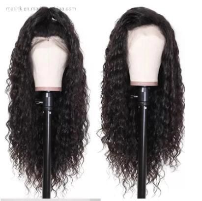 Hot Sale Indian Hair HD Lace Front 100% Virgin Raw Unprocessed Hair Wigs Deep Curly 360 Lace Frontal Wigs for Black Women