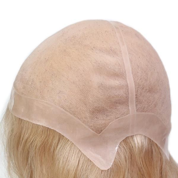 Lw1066 Fine Mono with PU Coating All Around Durable Women Hair Systems