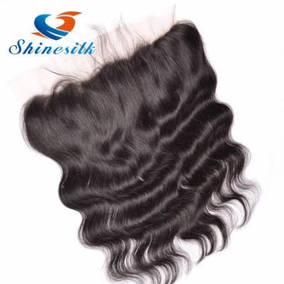 Hair Supllier Lace Frontal Closure Brazilian Hair Body Wave 13X4 Free Part Human Hair Closure with Baby Hair Natural Color 8&quot;-22&quot;