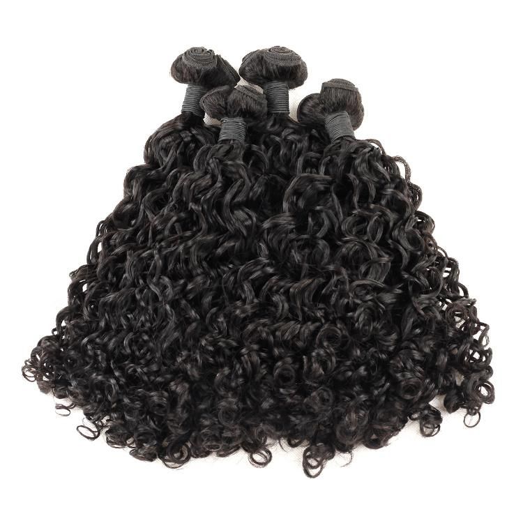 Double Drawn Kinky Curly Funmi Hair Bundles Wholesale Hair Extensions
