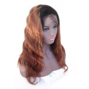 Qingdao Vendor 1b/30 Ombre Body Wave Brazilian Human Hair Lace Front Wig
