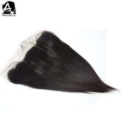 Angelbella 100% Mink Brazilian Virgin Hair Frontal Silky Straight 13X4 Swiss Lace Frontals