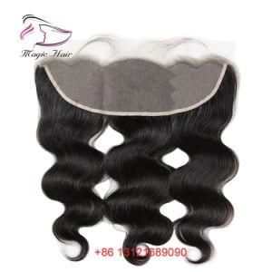 Transparent 13X4 Lace Frontal Ear to Ear Body Wave Remy Brazilian Human Hair