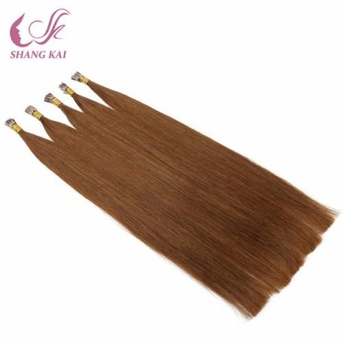 Silicone Free Dark Brown Virgin Remy Nano Ring Hair Extension