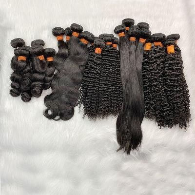 6A Wave Bundle Brazillian Hair Bundles Factory Wholesale, Natural Black Color Deep Wave Human Hair Bundles Weave