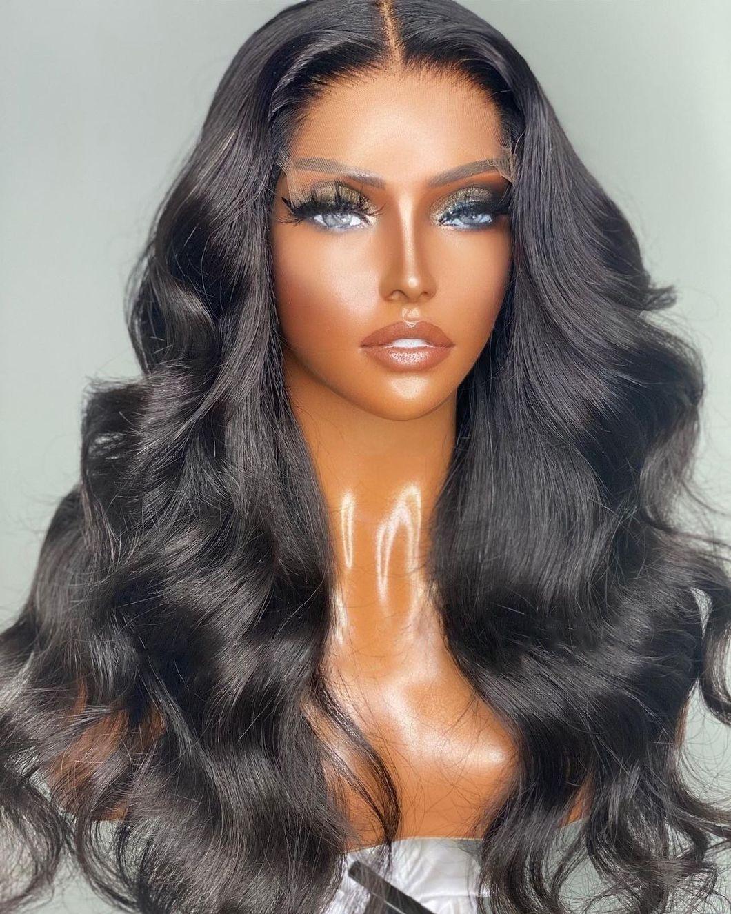 Peruvian 360 Lace Frontal Wig Vendor, HD Full Lace Wig 360 Lace Front, Wholesale Human Hair 370 Lace Frontal Wig