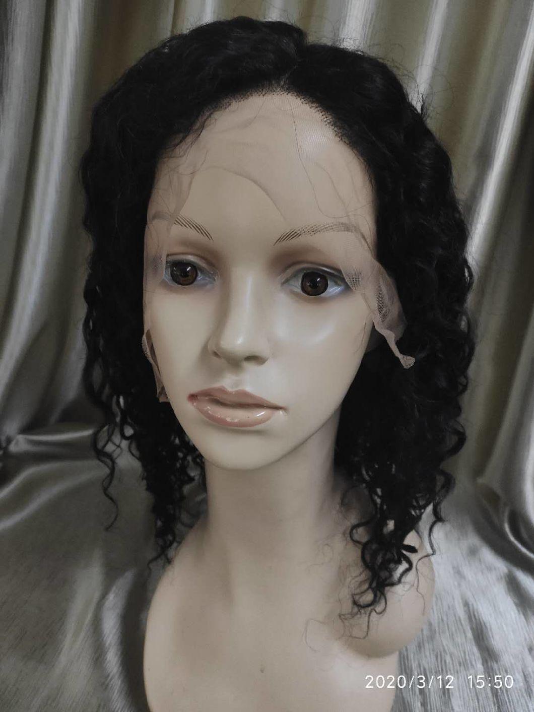 Dark Brown Color Brazilian Human Hair Lace Frontal Body Wave Wigs