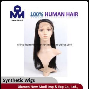 Straight Man-Made Synthetic Hair Wig