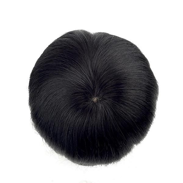Silk Top Clear PU and French Lace Front Human Hair Wigs