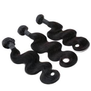 Wholesale Unprocessed Remy Brazilian Virgin Human Hair of Natural Color Body Wave