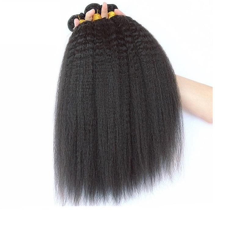 Wholesale Remy Hair Extension Kinky Straight Human Hair Bundles