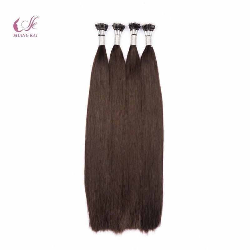 Factory Wholesale Nano Tip Cuticle Aligned Hair Extension Human Hair Russian/Mongolian Remy
